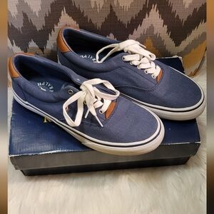 Polo by Ralph Lauren Navy and Brown Sneakers